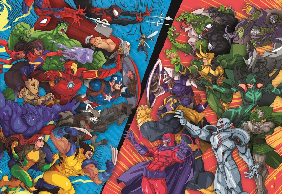 Marvel Heroes vs Villains